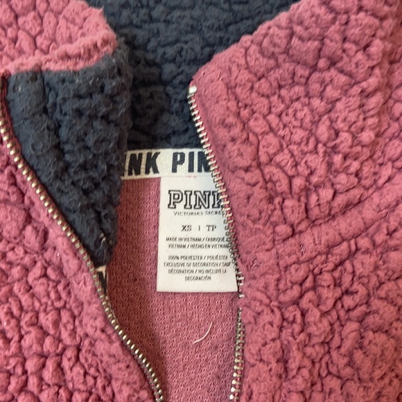 PINk Fleece Teddy bear sweater size XS - 0115 - Picture 2 of 4